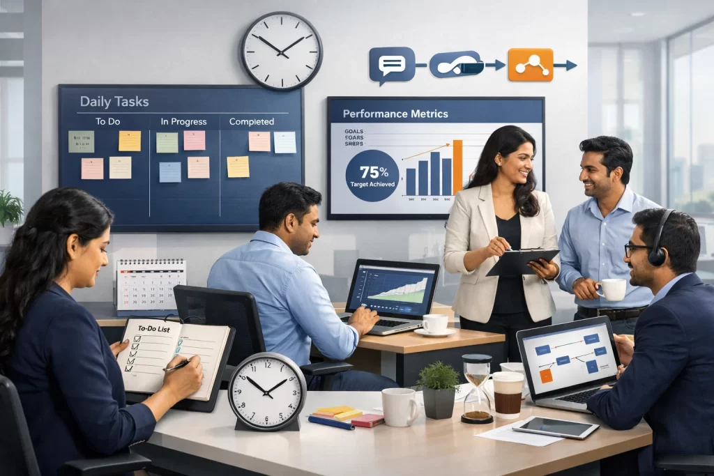 Employee Performance Daily Work Management 001