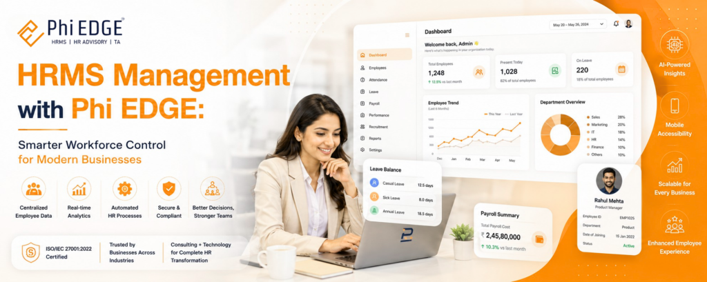 HRMS Management with Phi EDGE: Smarter Workforce Control for Modern Businesses
