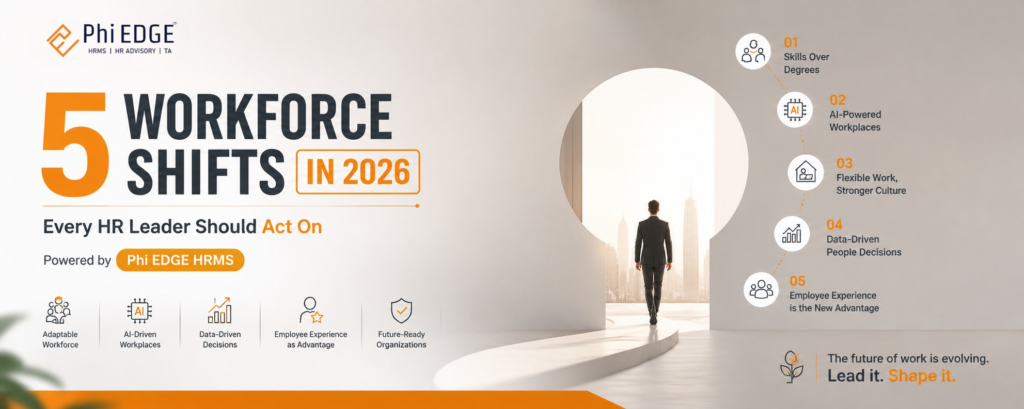5 Workforce Shifts in 2026 Every HR Leader Should Act On Powered by Phi EDGE HRMS