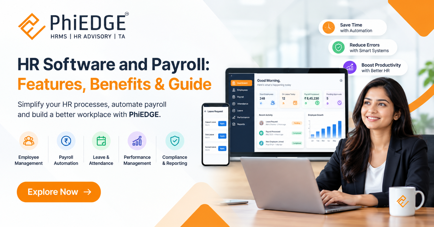 HR Software and Payroll: Features, Benefits & Guide | Phi EDGE